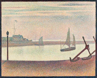 Het Kanaal bij Gravelines, Avond